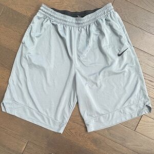 Nike Men's Light Gray Basketball Shorts